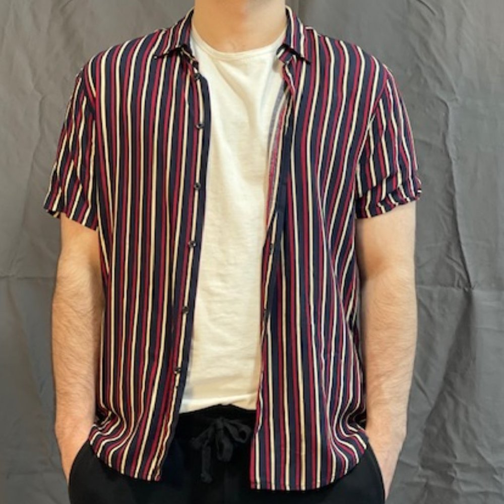 Denim & Flower short sleeve button-up